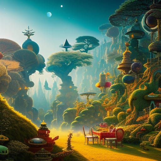 Sun and Moon Breakfast in Fairytale Style