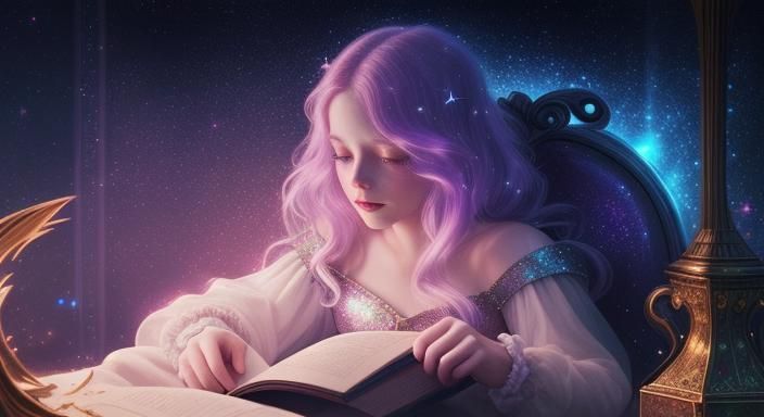 Astral Fairy Tale Bedtime Story in Soft Colors