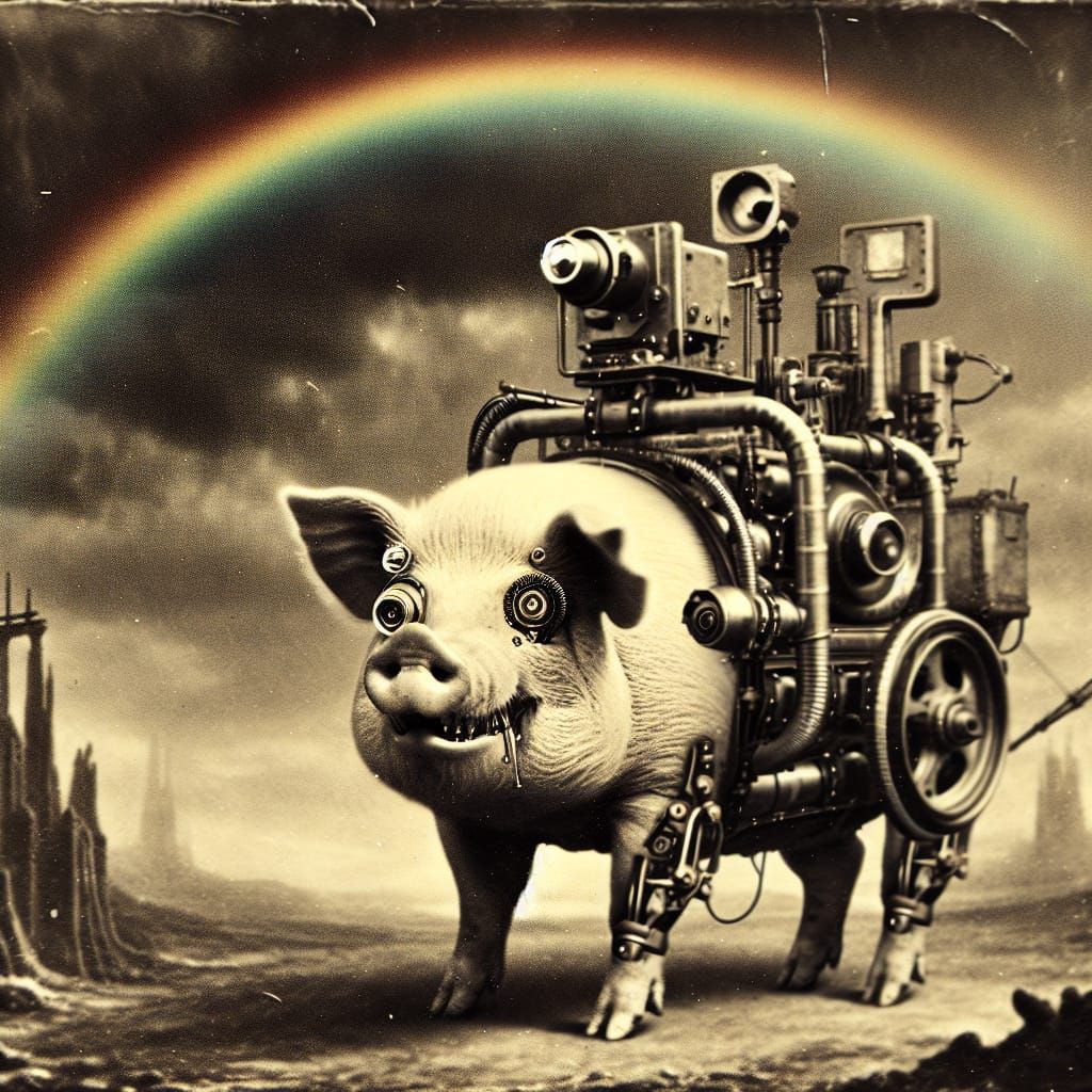 Oz's Pot-Bellied Pig Cyborg