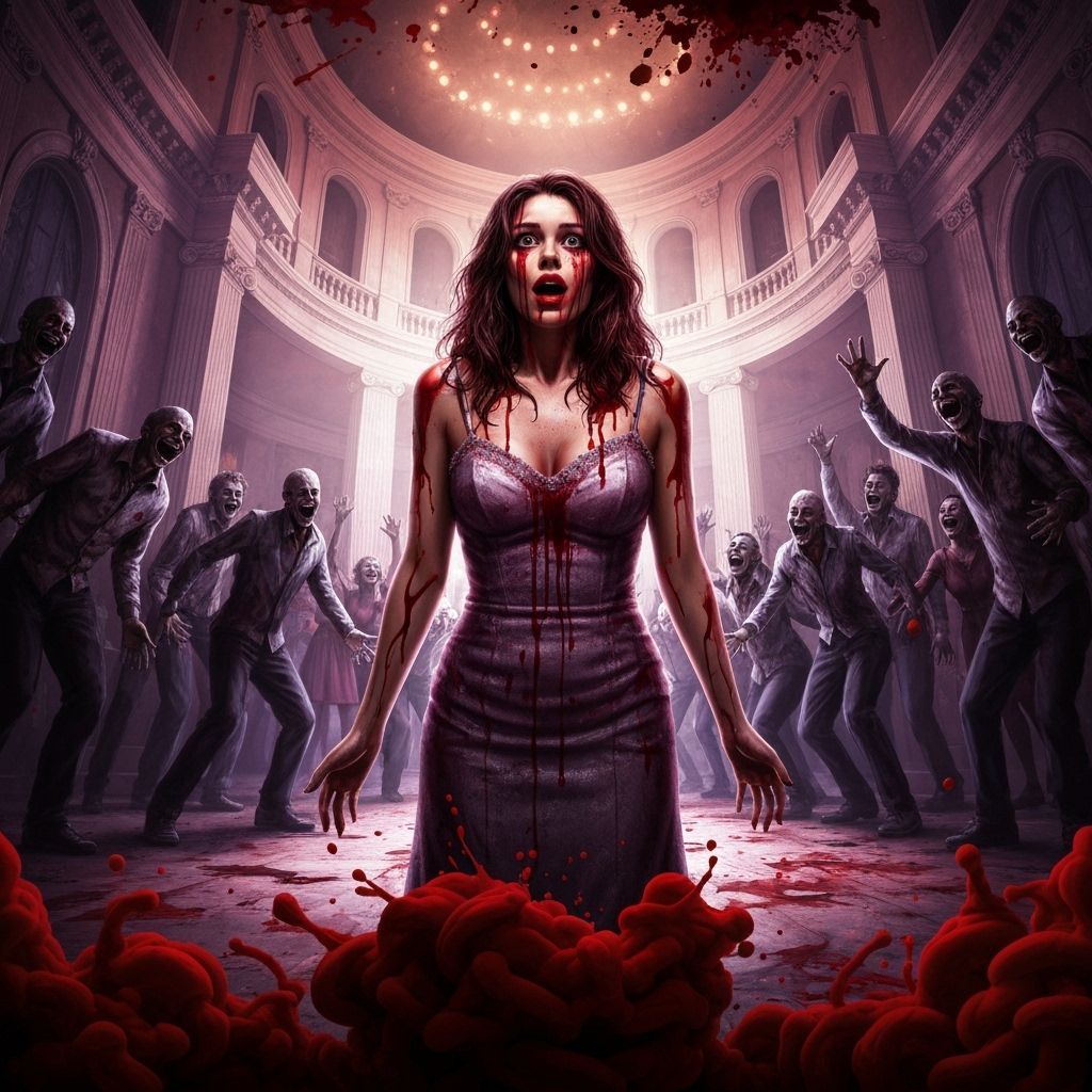 Macabre Gothic Prom Night with Zombies in Technicolor