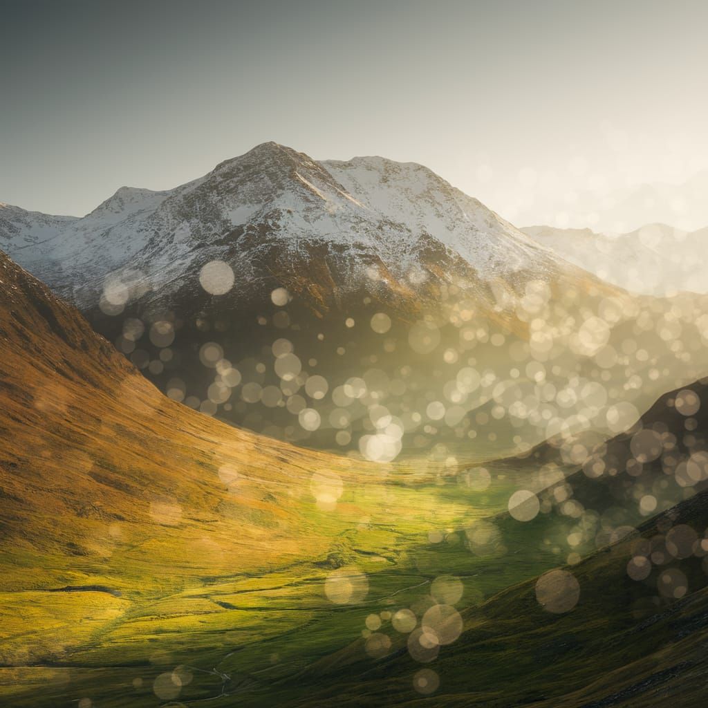 Mountains landscape Effect
