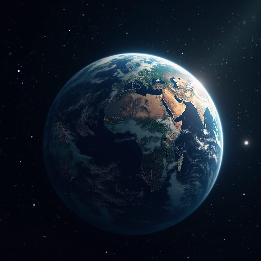 Earth from Space in a Stunning Satellite View