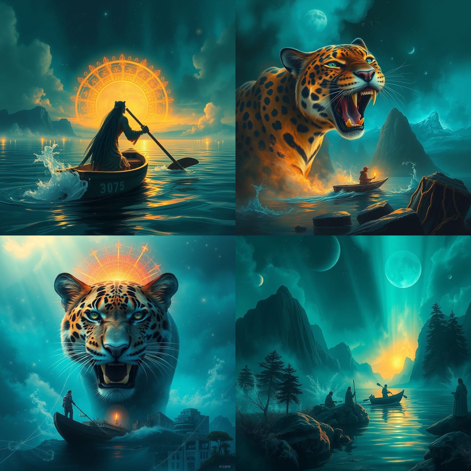 Visionary Sky Panther Embodies Time and Destiny