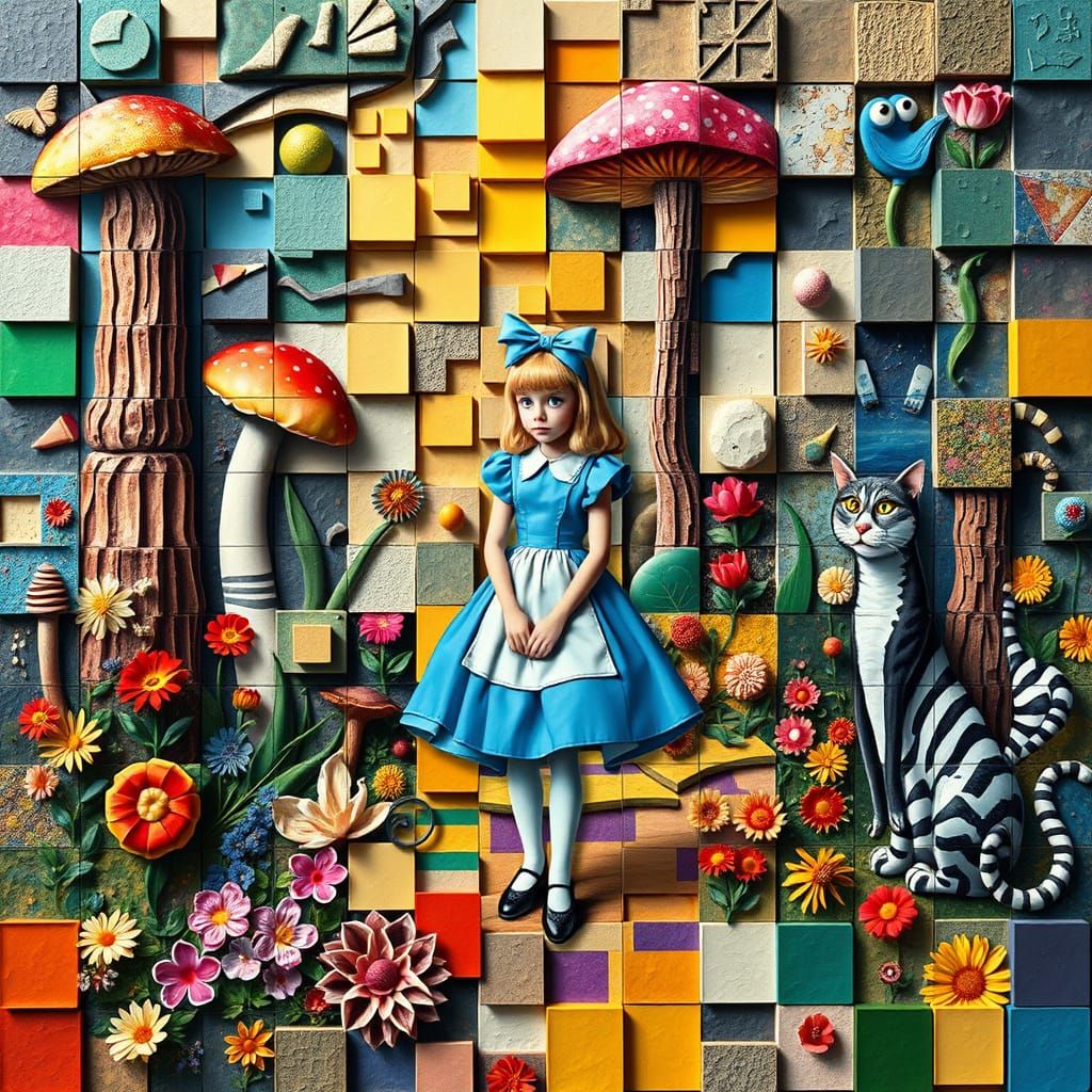 Alice in Cubist Wonderland