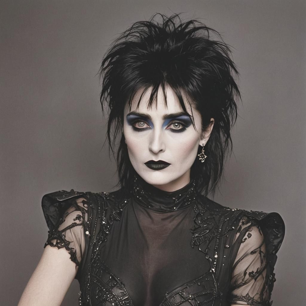 1980s Siouxsie and the Banshees fan
