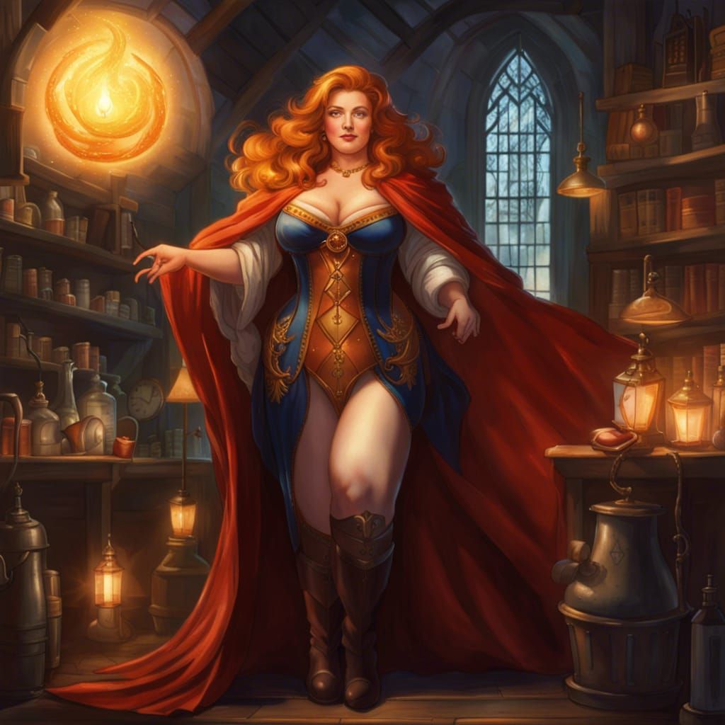 SuperGoddess Materializes in Alchemist's Laboratory