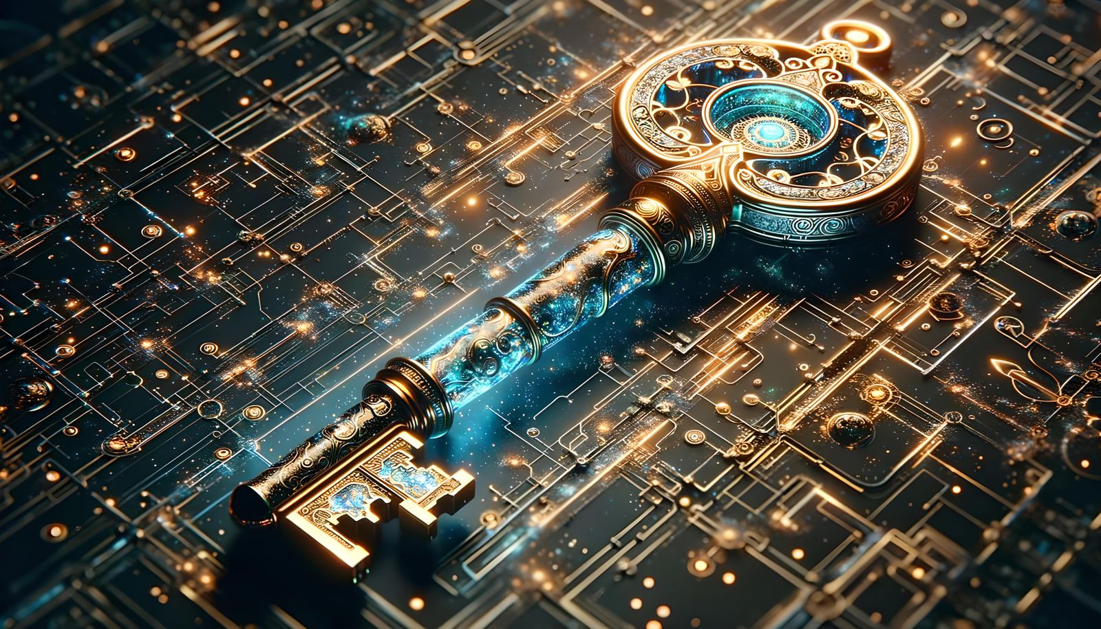 In the depths of an ancient, sprawling galaxy, a Titanium Gl...