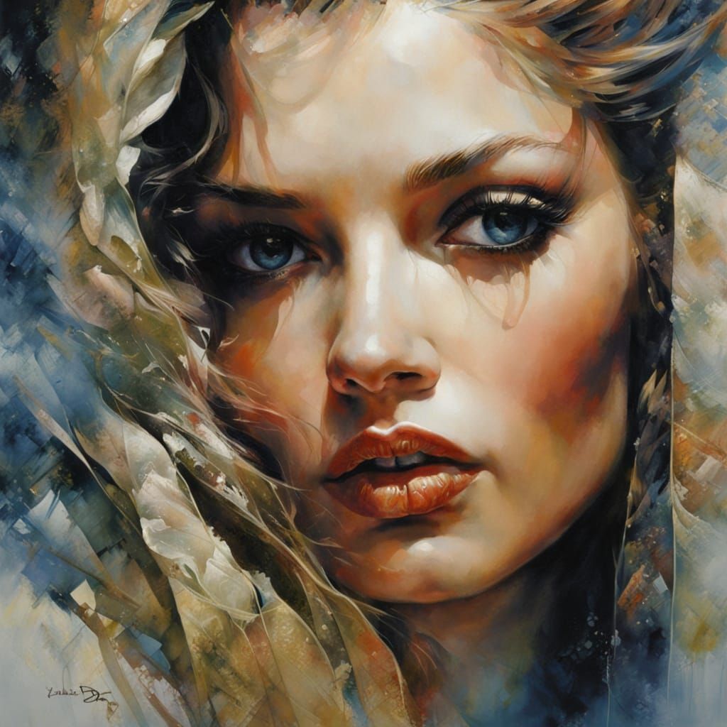 Fierce Digital Hyperrealism Fantasy Art