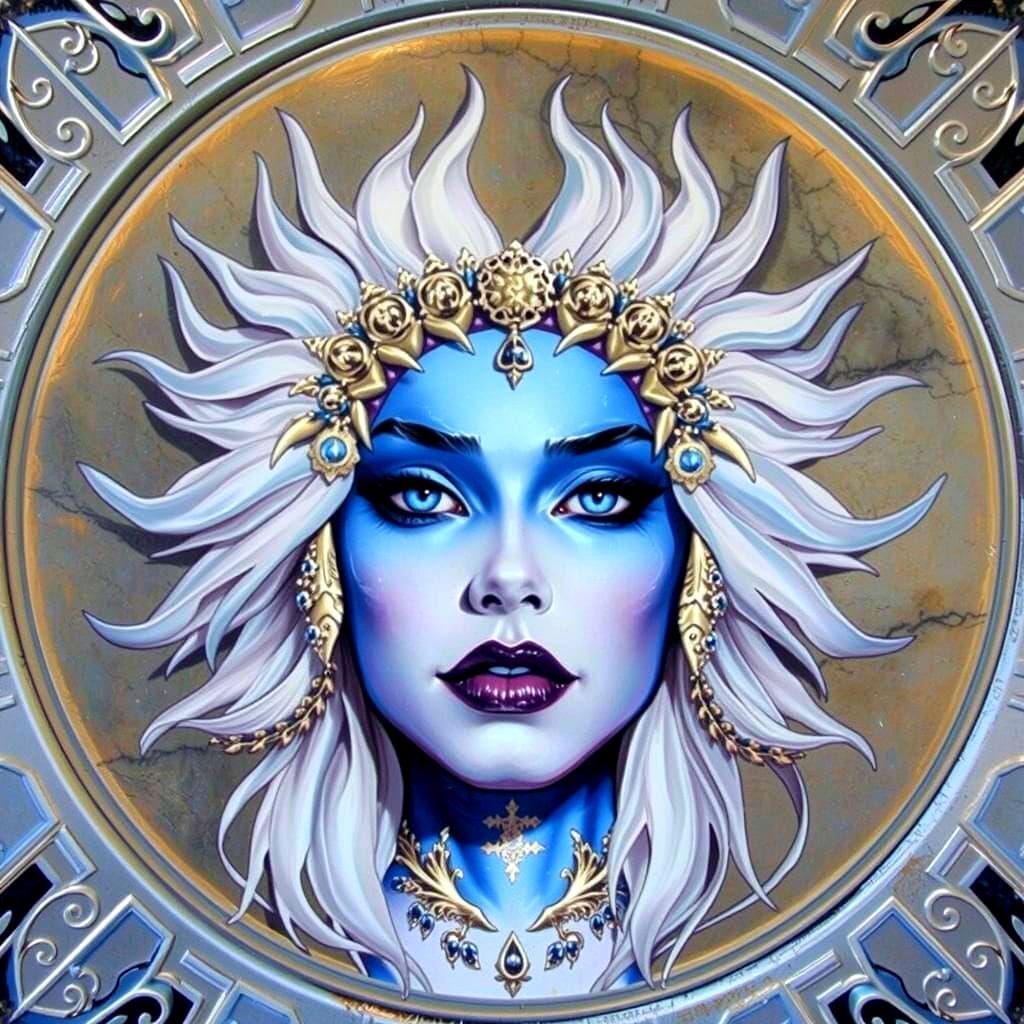 AI Generated Savage Beauty Image