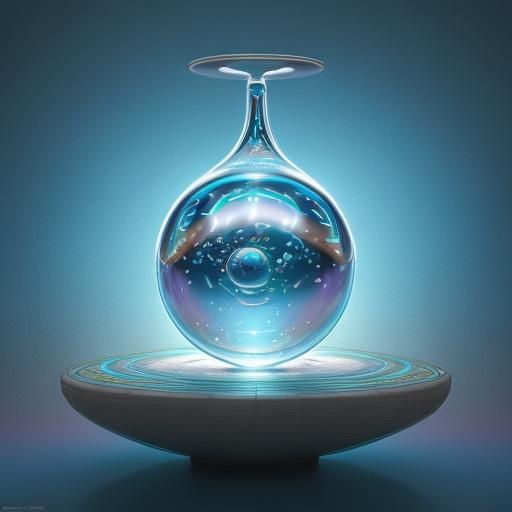 Animated Water Drop in Pixar Style 3D Art