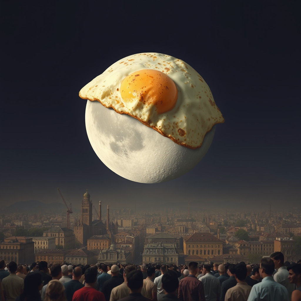 Giant Fried Egg Moon Phenomenon