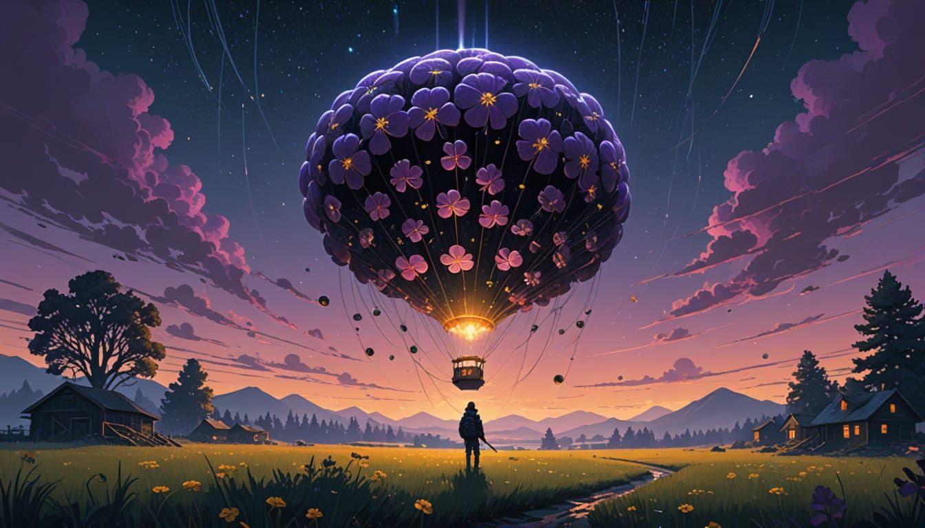 Dreamlike Lucky Four-Leaf Clover in Whispers of Good Fortune