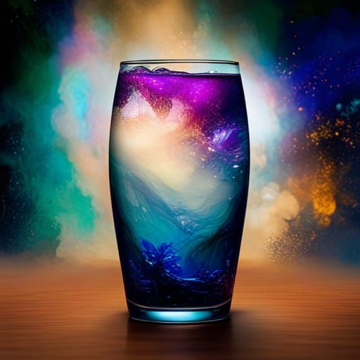 World in a Glass: Fantasy 3D Render