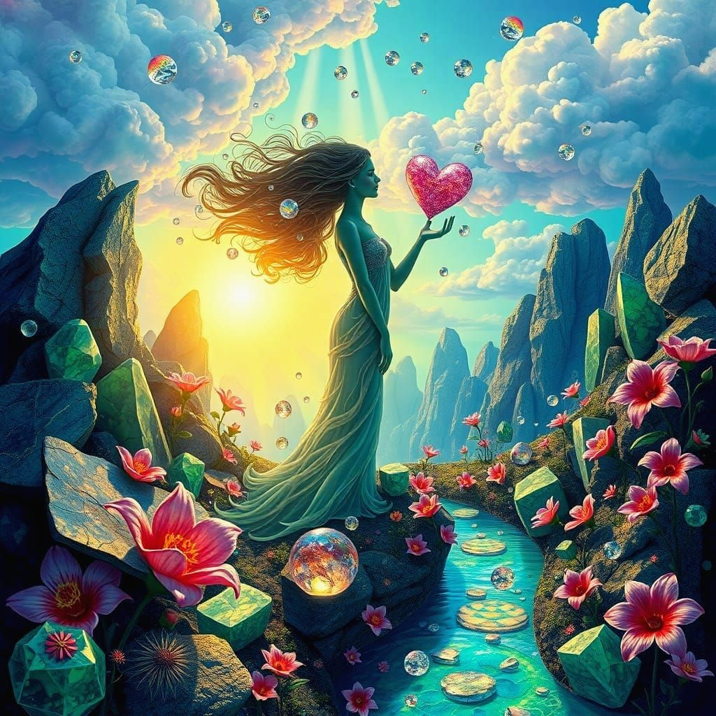 die bedingungslose Liebe unserer Mutter Erde – Berggeistin – Alpengöttin Percht – Kelten Bayern