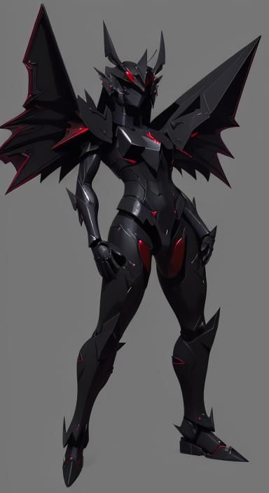 female evil mecha