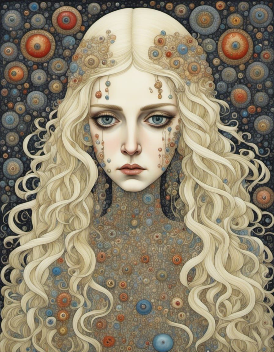 Serious Person in Pencilled Style