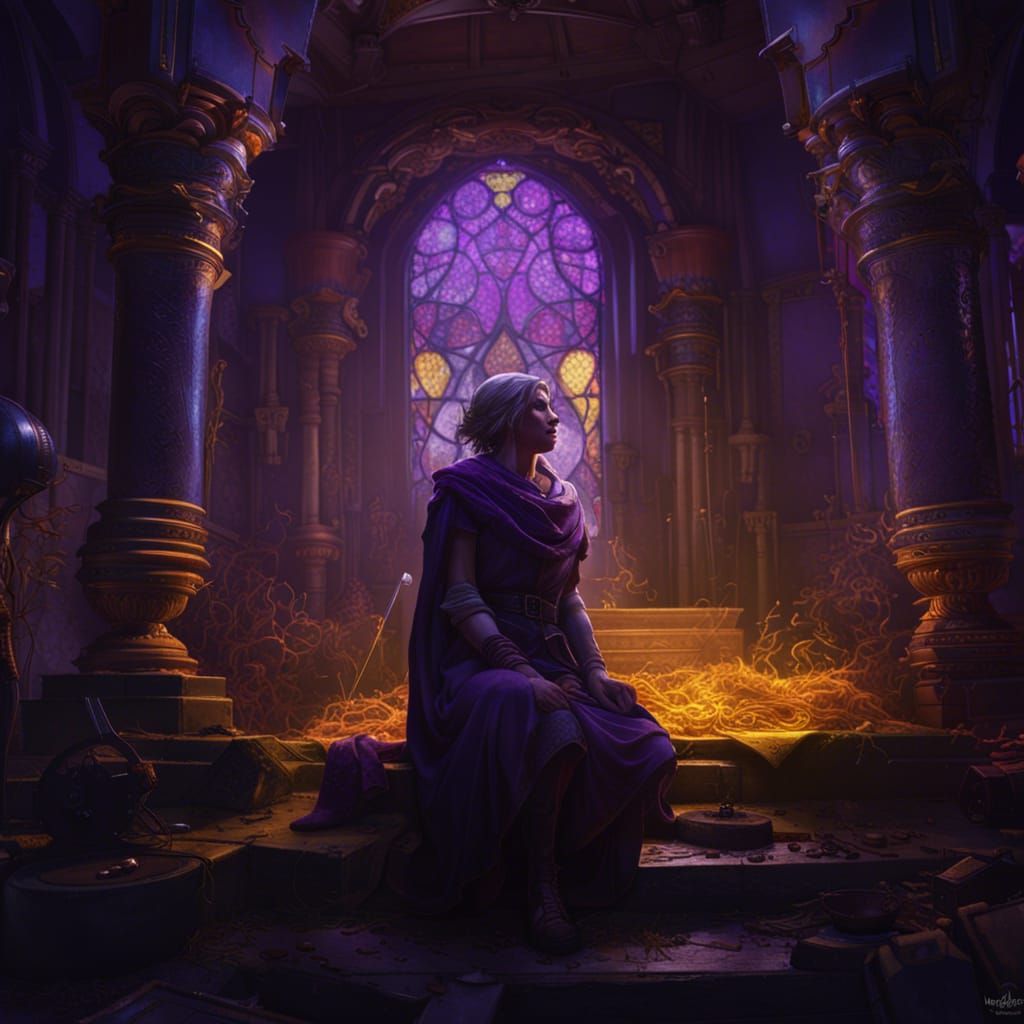 Protecting Family: Dark Fantasy Concept Art