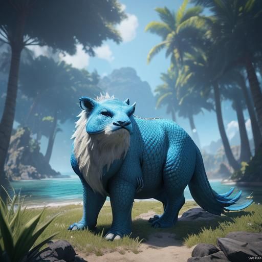 Gentle Animal in Azure Isles: 3D Game Cinematic