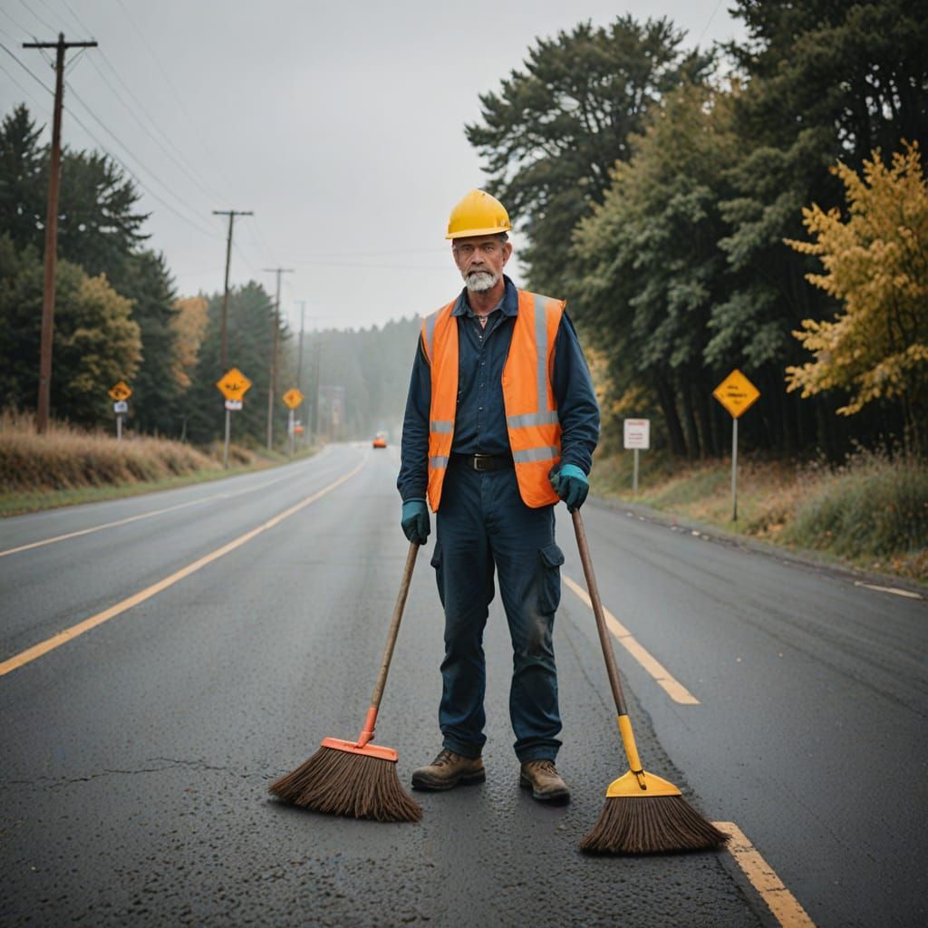 Have broom will travel.