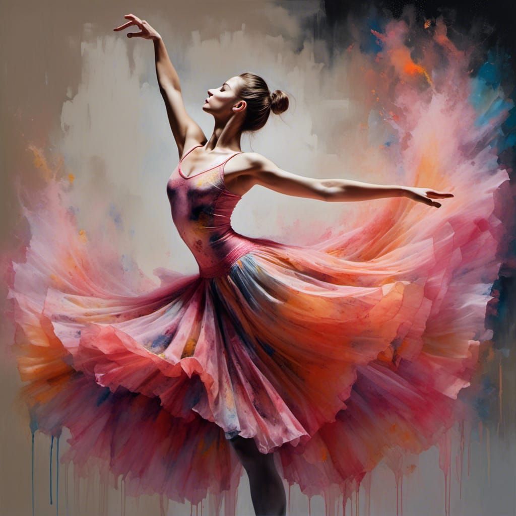 Ballerina In a Graceful Pose