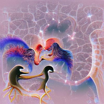 AI Generated Image of Soulmates