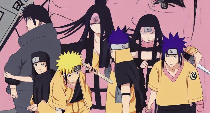 Anime Crossover: Naruto, Sasuke, and More