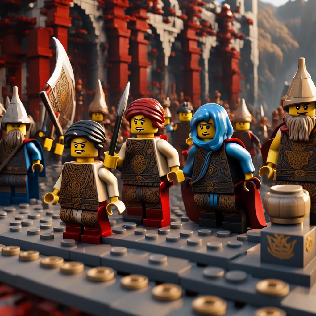 LEGO Albanians: Detailed Fantasy Concept Art