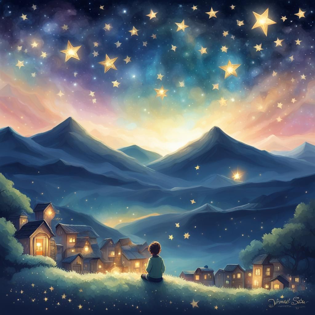 Twinkling Stars Like Diamonds in the Sky