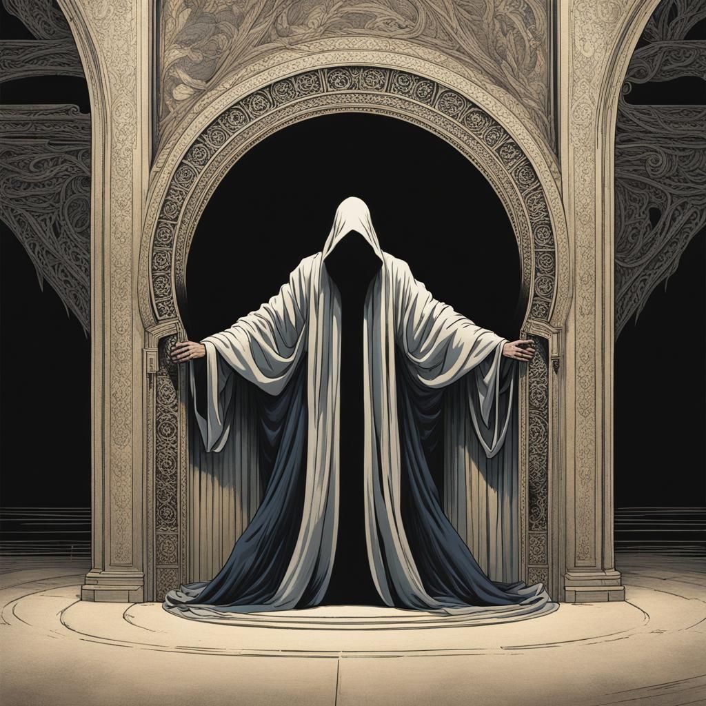 Mysterious Four-Armed Figure Opens Portal