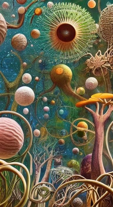 Ethereal Simulation: Fairytale Figures in Zero Gravity