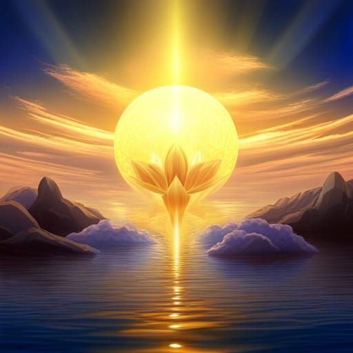 Radiant Healing Orb in Dark Fantasy Style