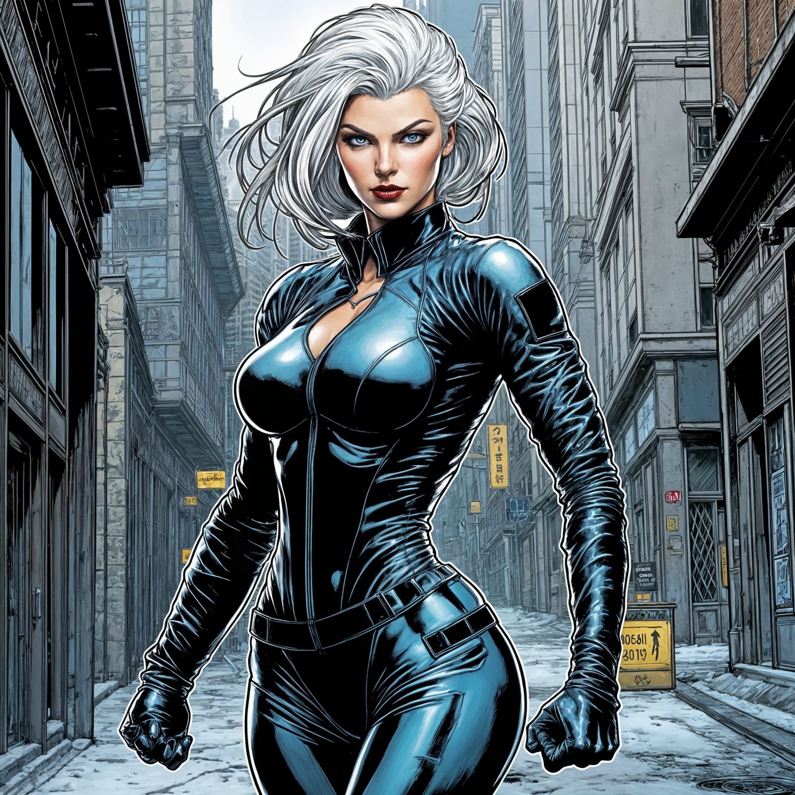 Silver Sable in Urban Combat Gear