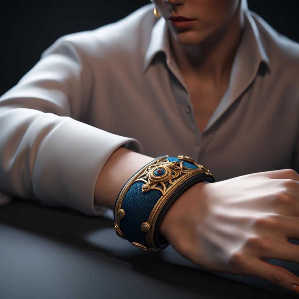 Breathable Fabric Wrist Holder in Detailed Matte Painting