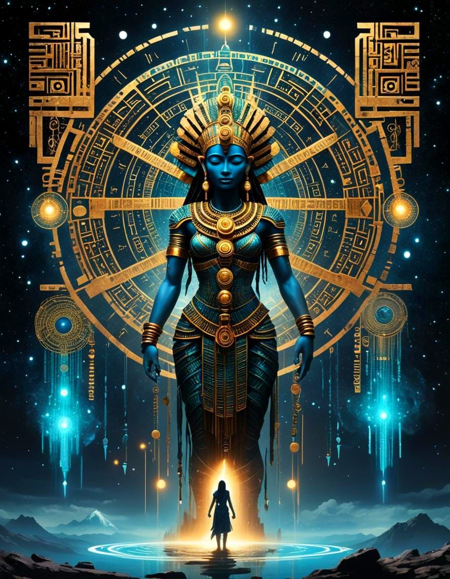 Anunnaki Godess Summoning Her Priestess