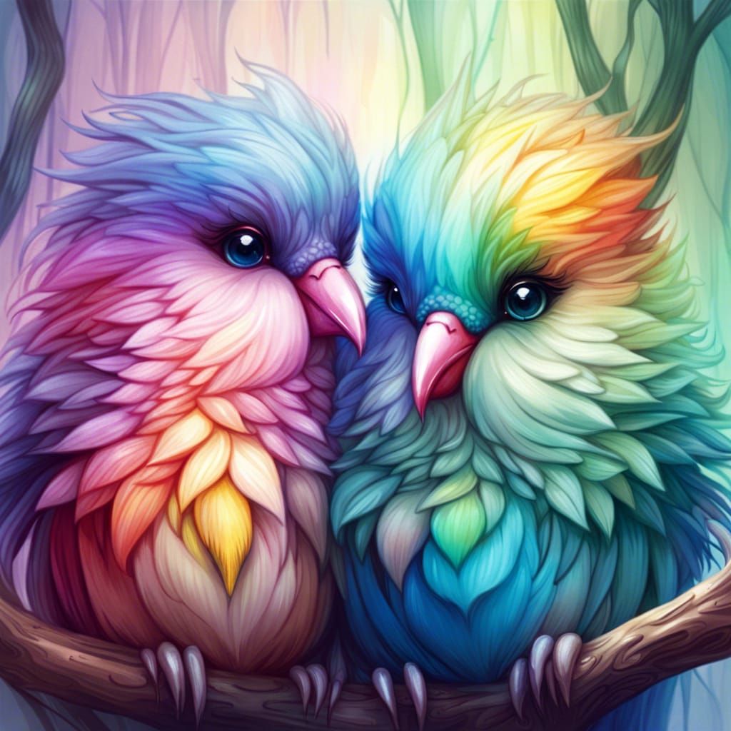 🦜 💕 Love Birds  💕 🦜