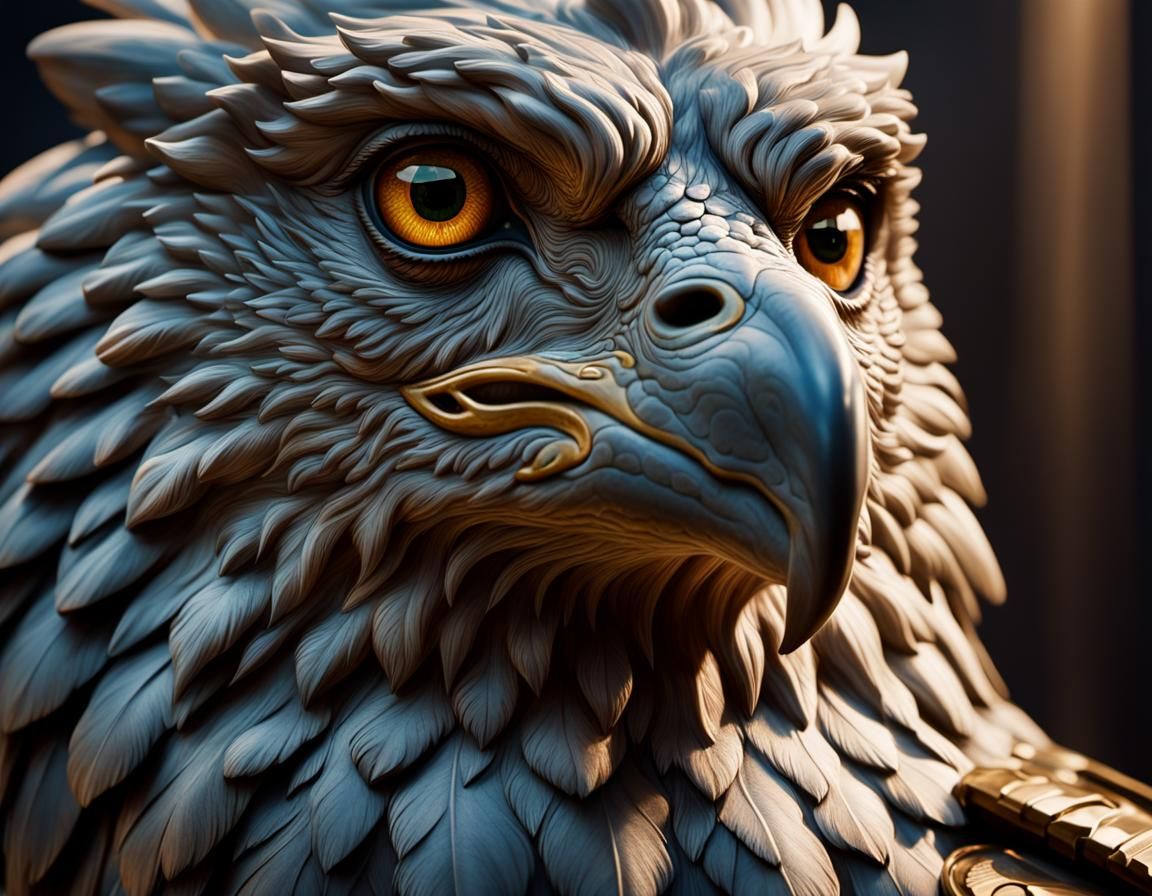 Spectacular Griffin Portrait in Ultra Realistic Detail