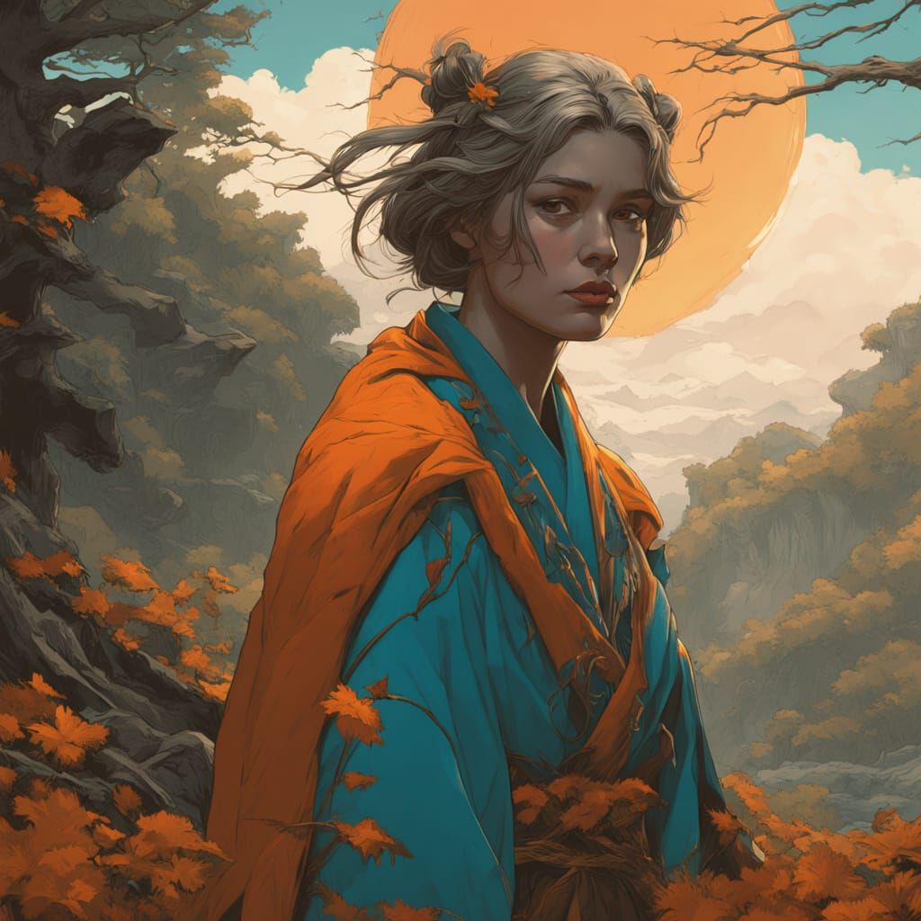 Atmospheric Scene Inspired by Rashōmon