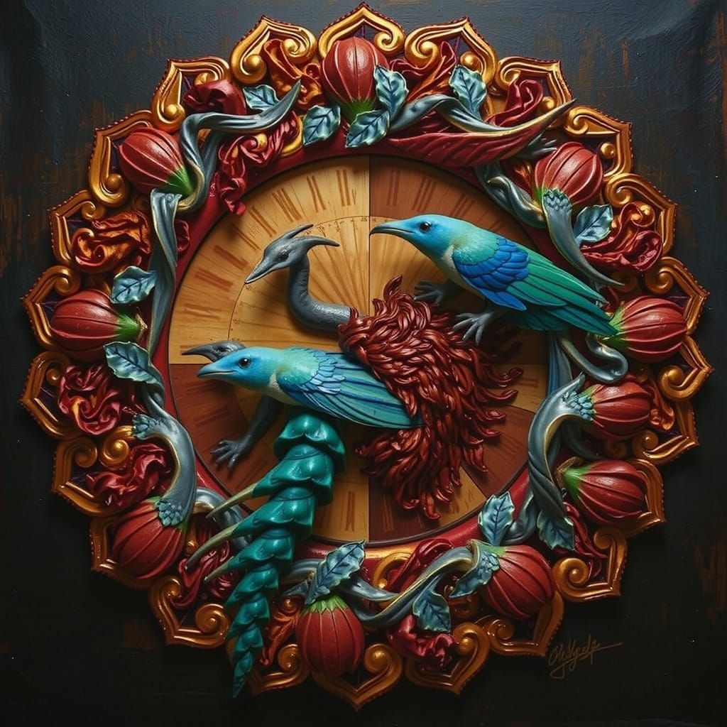 Abstract AI Art: A Symphony of Color and Form