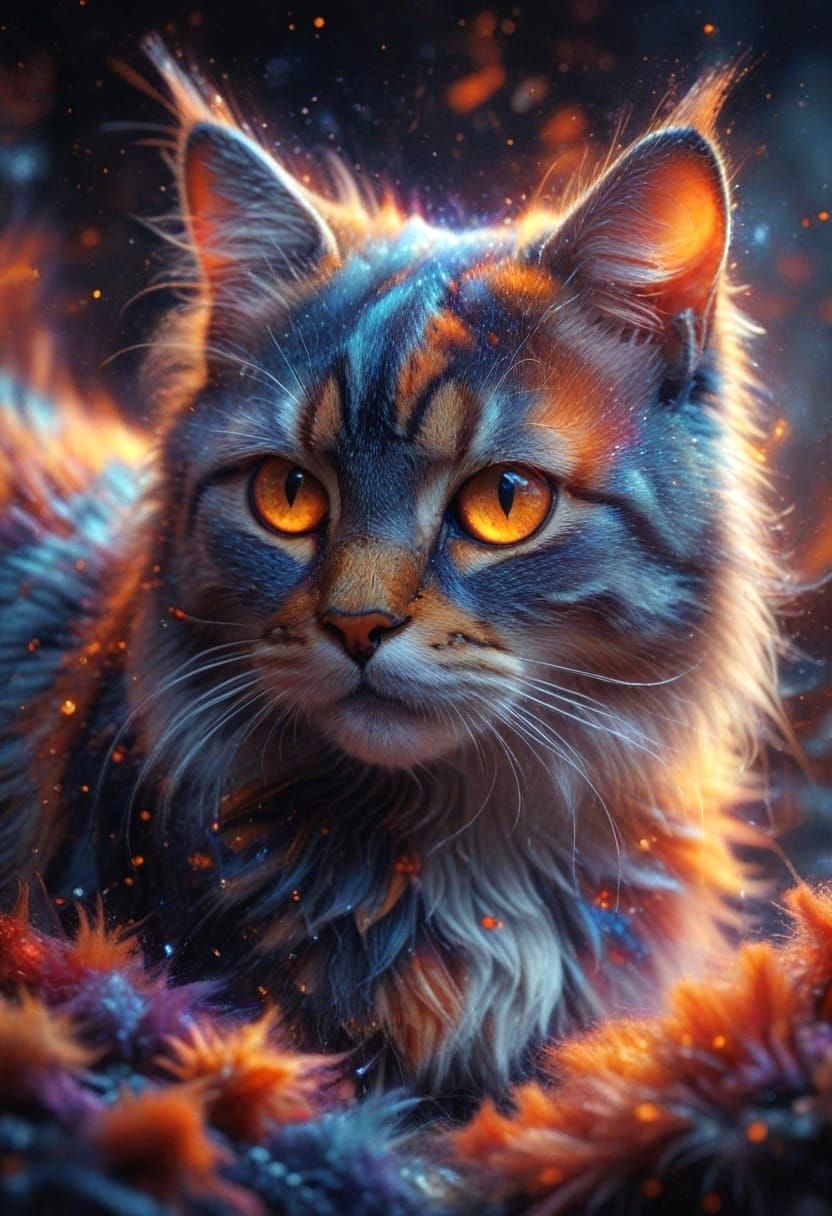 Ultra-Detailed Cat in High Resolution