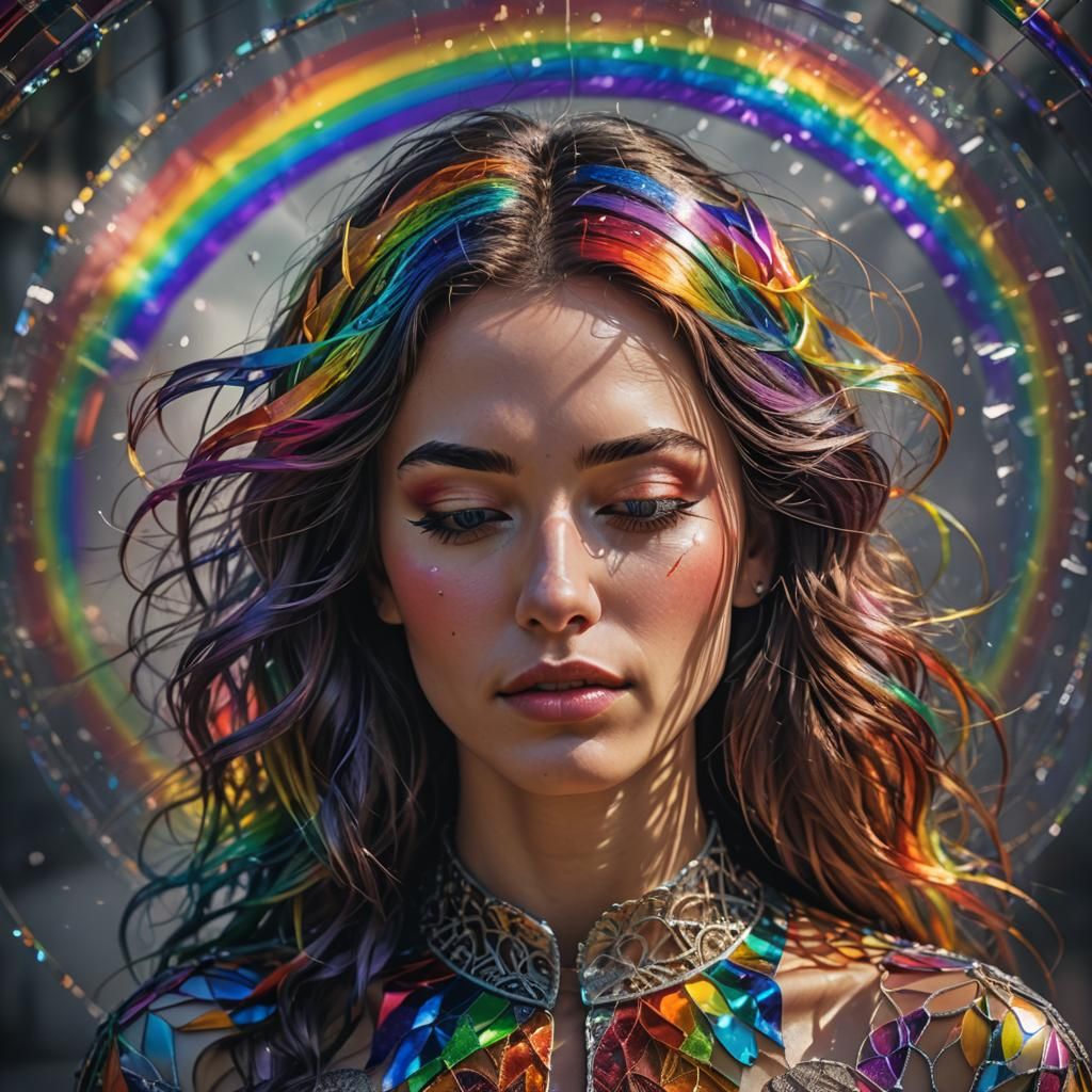 Encased in a Rainbow Prism