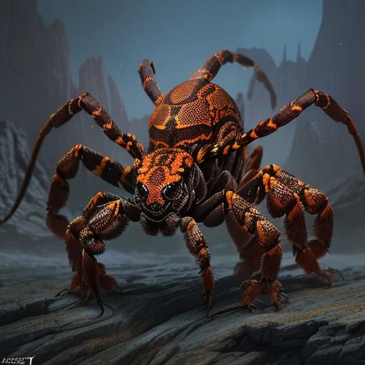 Surreal Hybrid Creature Concept Art