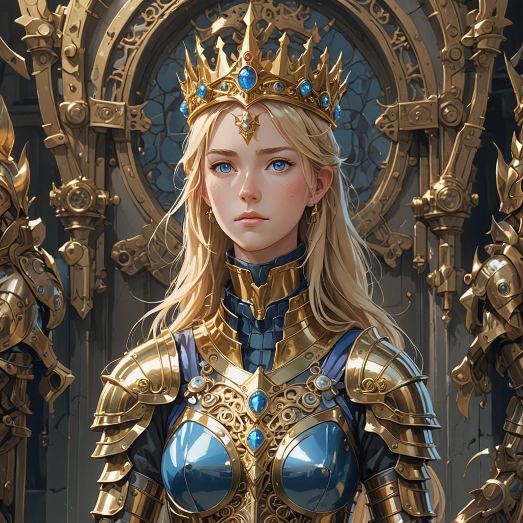 Armored Queen: Anime Key Visual Concept Art