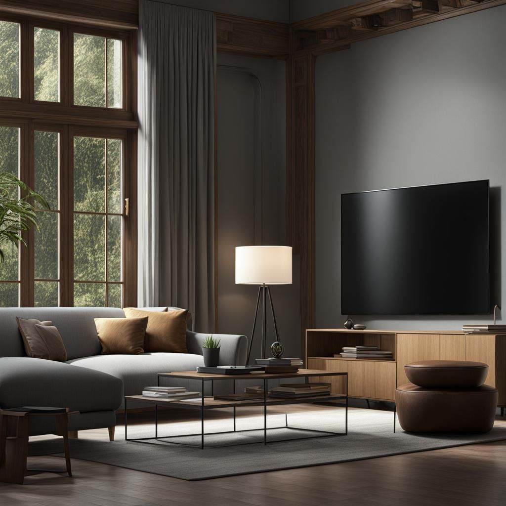 Living Room as a Sparse Matte Painting