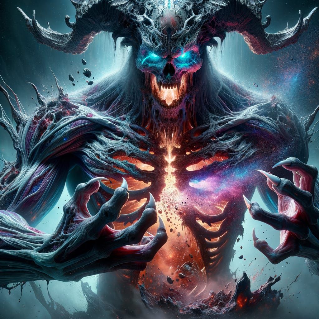 Behemoth of Destruction Tearing Apart Alien Planet