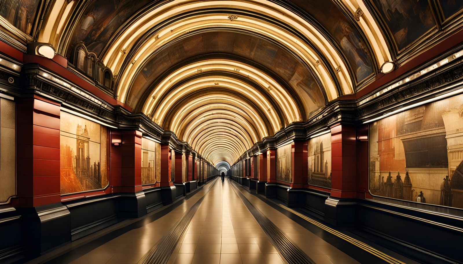 Underground Metro-2 in Moscow, Russia
