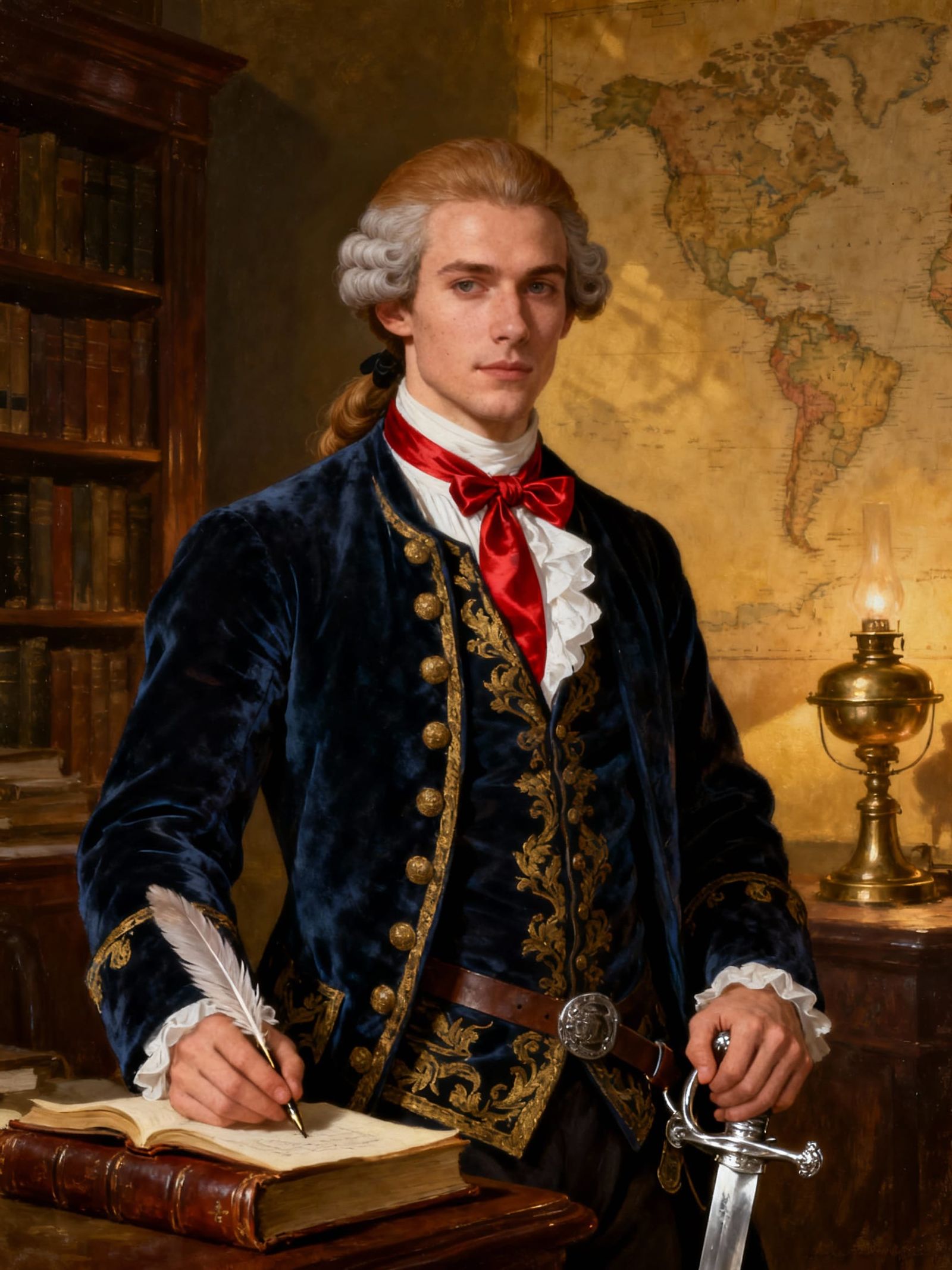 Handsome 18th Century Gentleman Portrait