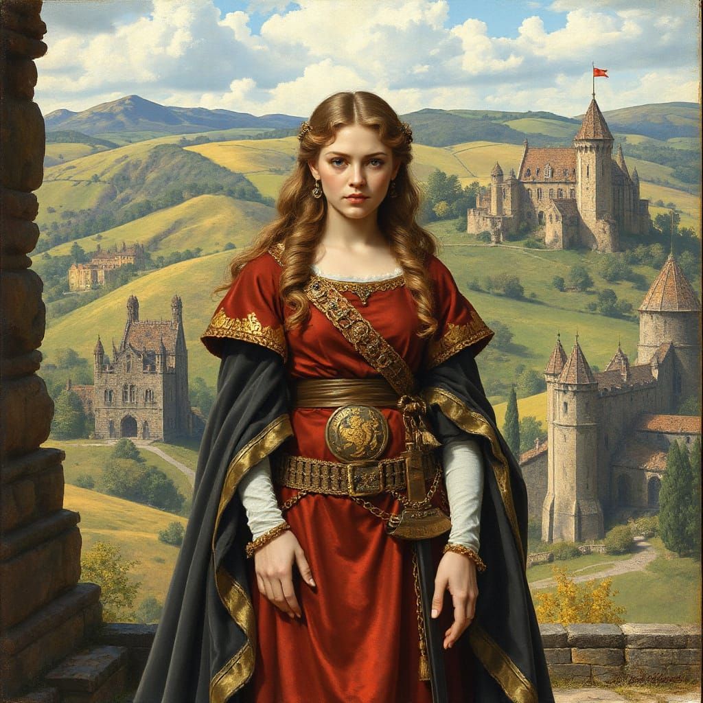 Welsh Princess Gwenllian ferch Gruffydd: Medieval Fantasy Ar...