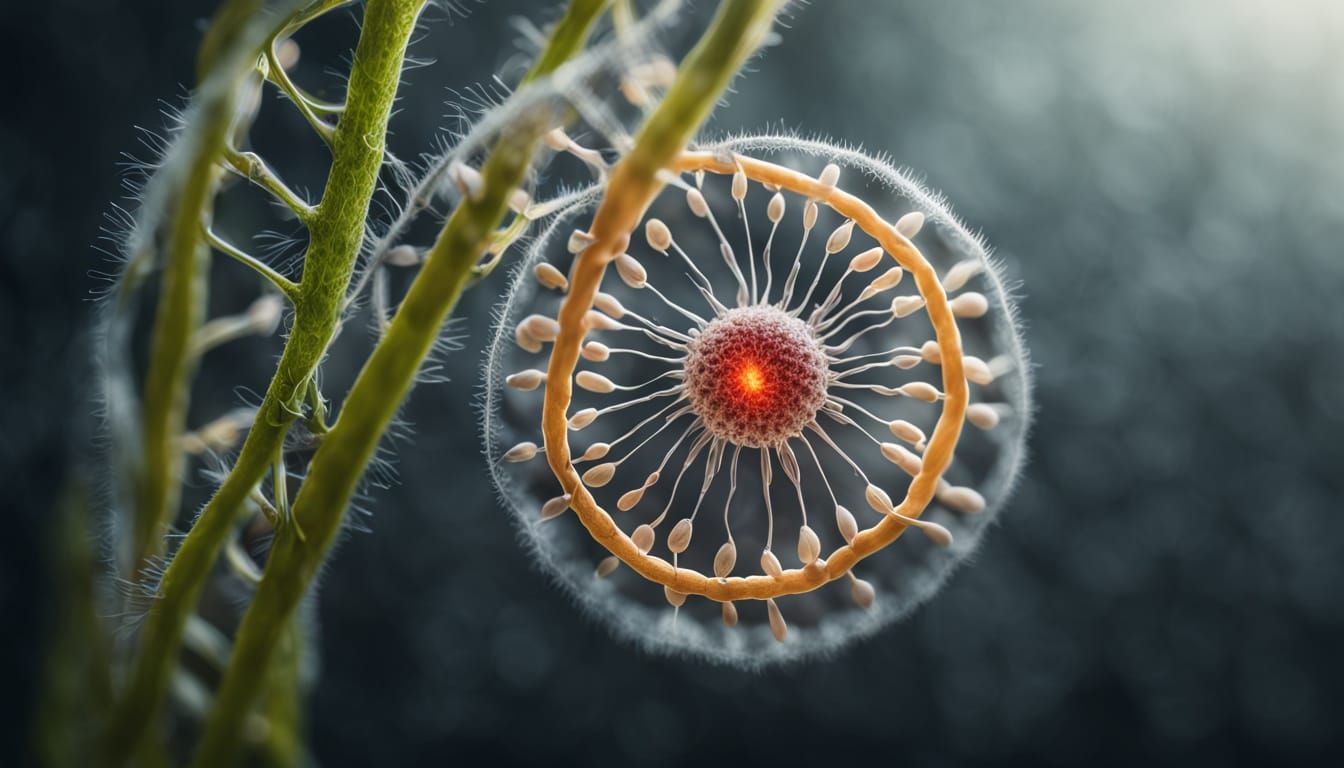 Surrealistic Macro World of Seeds and DNA