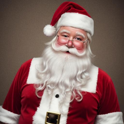 Festive Santa Claus Illustration