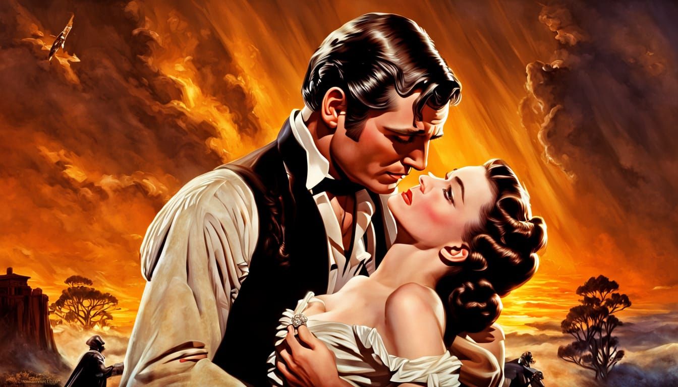 Gone With The Wind Poster in Star Wars Style